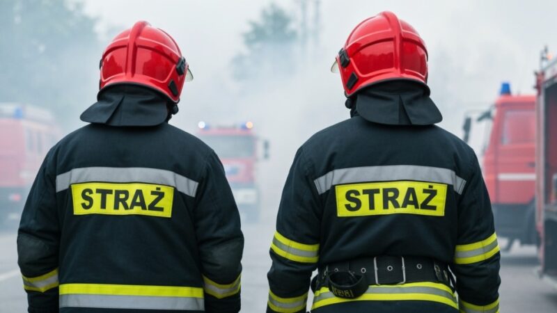 Policjanci w akcji: Bohaterstwo w obliczu płonącego budynku