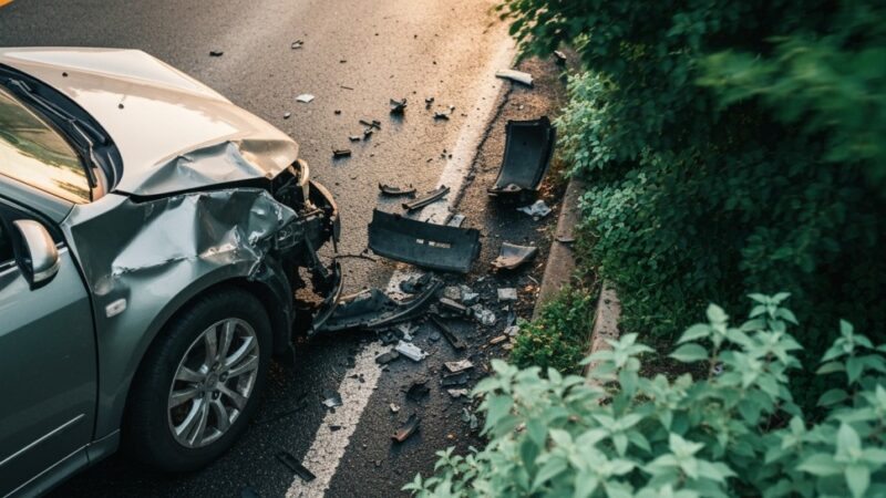 Śmiertelny wypadek w Cieszynie: rowerzysta zginął po potrąceniu przez kierującą toyotą