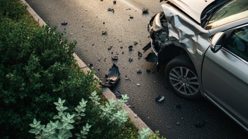 Tragiczny wypadek na DK1: 9 pojazdów zablokowało drogę, kierowcy apelowani do ostrożności