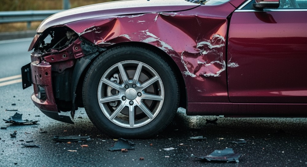 Wypadek w Kobiórze: Ruch wahadłowy po zderzeniu roweru z autem