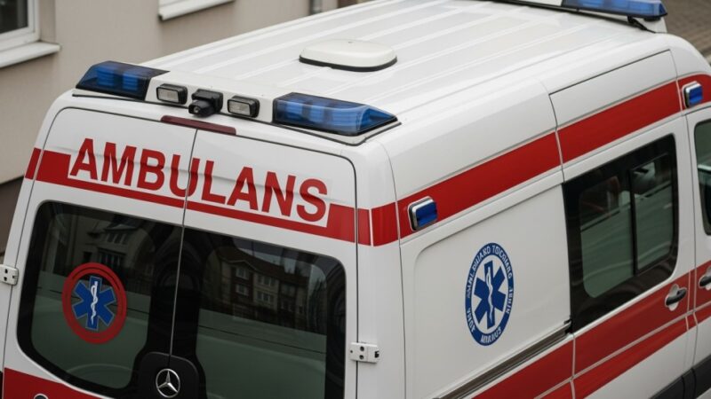 Policjanci w akcji: uratowali mężczyznę z płonącego budynku