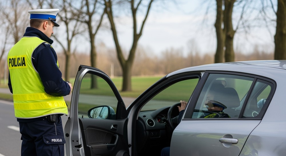 Pijany kierowca w szaleńczym pościgu przed policją bez prawa jazdy