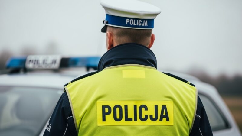 Pijany kierowca rozbił się o budynek, policja błyskawicznie go złapała