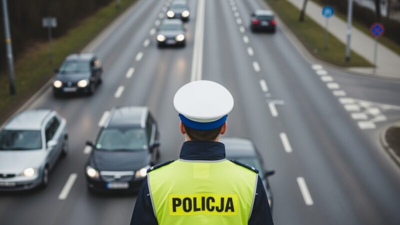 Pijany kierowca forda wjechał w drzewo, eCall uratował życie pasażerów