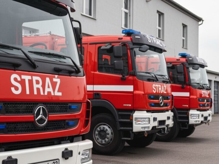 Pożar ciężarówki w Będzinie: ruch wznowiony, ale czekają objazdy!