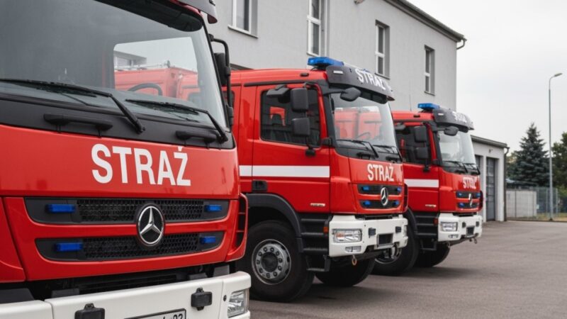 Pożar ciężarówki w Będzinie: ruch wznowiony, ale czekają objazdy!