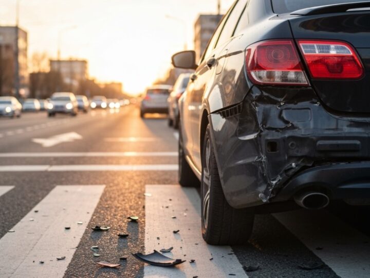 Wypadek ciężarówki paraliżuje ruch na DK81 w Katowicach