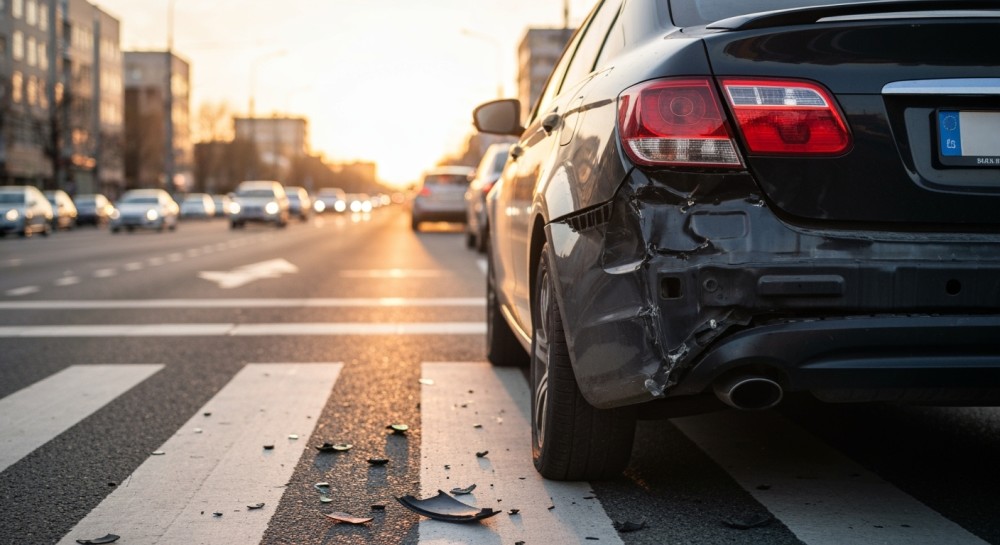Wypadek ciężarówki paraliżuje ruch na DK81 w Katowicach