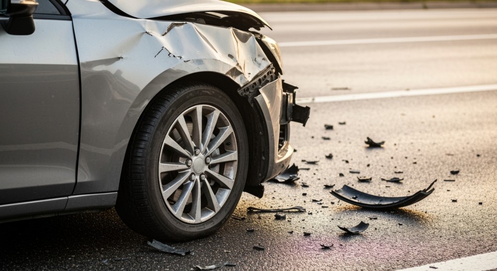 Wypadek na Katowickiej – droga zablokowana, unikajcie tego odcinka!