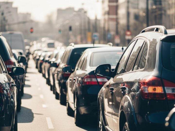 Wyciek oleju blokuje S1 w Sosnowcu – służby w akcji