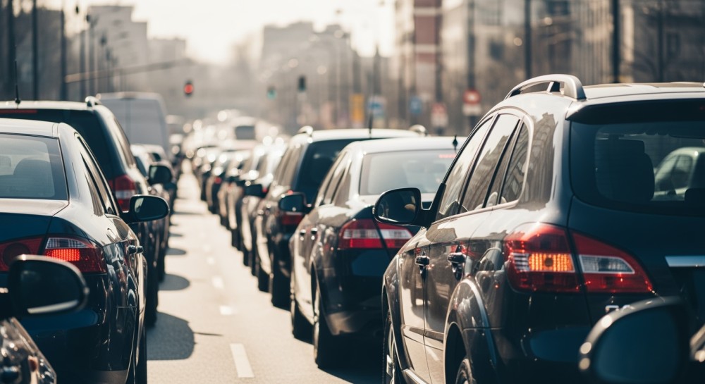 Wyciek oleju blokuje S1 w Sosnowcu – służby w akcji