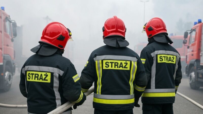 Tragedia w Myszkowie: 70-latka ginie w pożarze domu