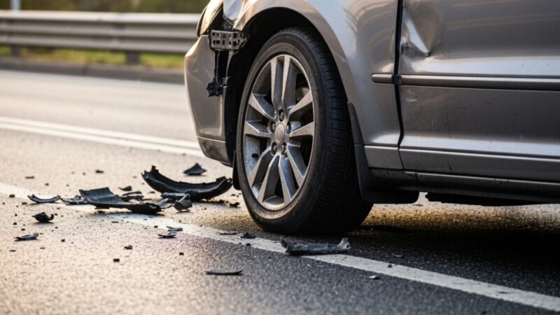 Tragiczny wypadek na DK78 w Rybniku – zderzenie dwóch aut, jedna osoba nie żyje