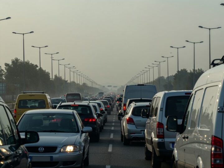 Zamknięcie A4 w kierunku Wrocławia: Utrudnienia z powodu mgły i wypadków