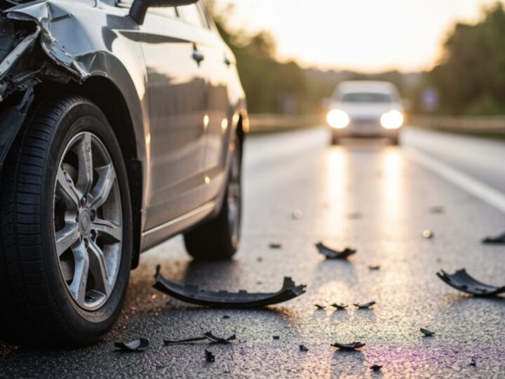 Zablokowana A4 w Gliwicach: Gęsta mgła i wypadek paraliżują ruch