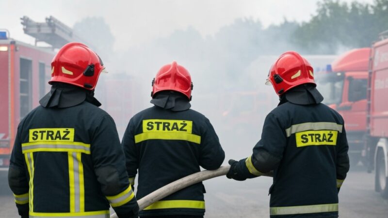 Pożar sadzy w kominie: służby interweniują w Piekarach Śląskich