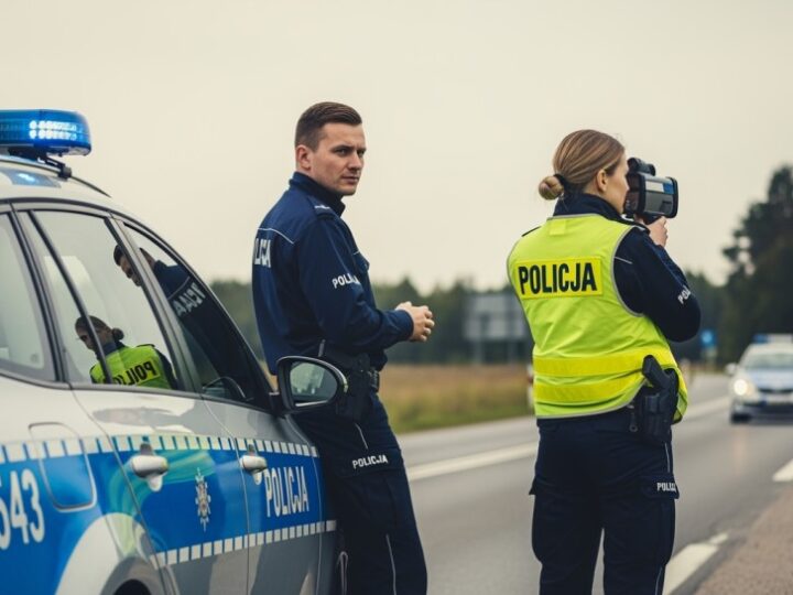 Młody kierowca z pięcioma zakazami zatrzymany za jazdę pod wpływem prędkości