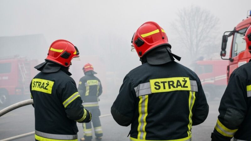 Tragiczny pożar w Kaletach – nie żyje 67-letnia kobieta