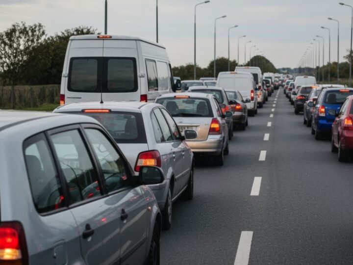 Żużel zablokował S1 w Dąbrowie Górniczej: ruch przywrócony po utrudnieniach