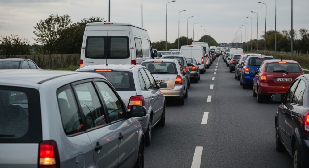 Żużel zablokował S1 w Dąbrowie Górniczej: ruch przywrócony po utrudnieniach
