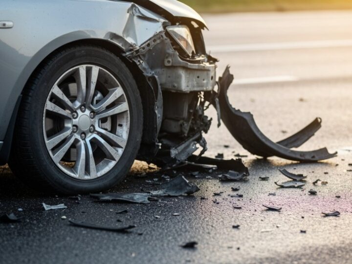 Sosnowiec: S1 ponownie otwarta po wypadku z trzema autami