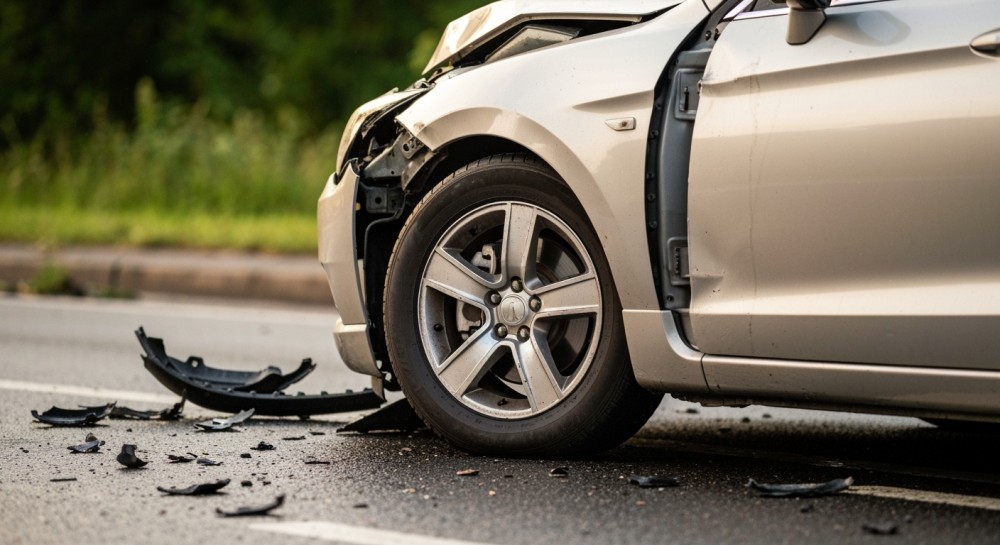 Młody kierowca zginął w tragicznym wypadku w Kończycach Wielkich po uderzeniu w drzewo