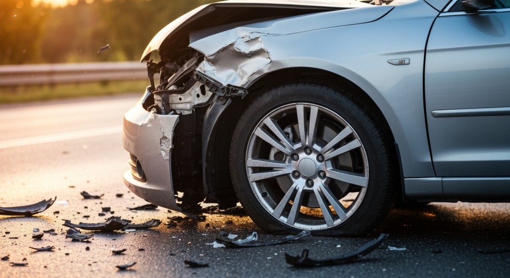 Policjanci ratują sytuację: wsparcie po kolizji drogowej