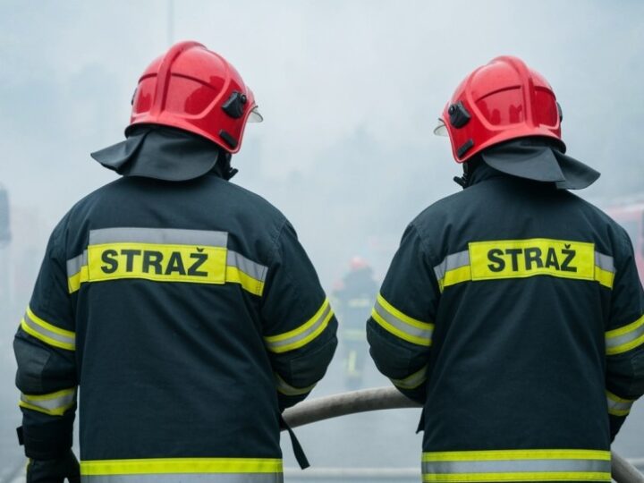 Bohaterski policjant gasi pożar i ratuje życie mimo braku służby