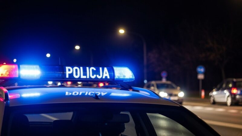 Recydywista z czterema zakazami w skradzionym aucie zatrzymany przez policję