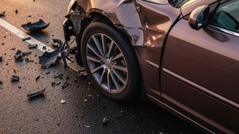 Tragiczny wypadek na A1: zginął kierowca ciężarówki w zatorze drogowym