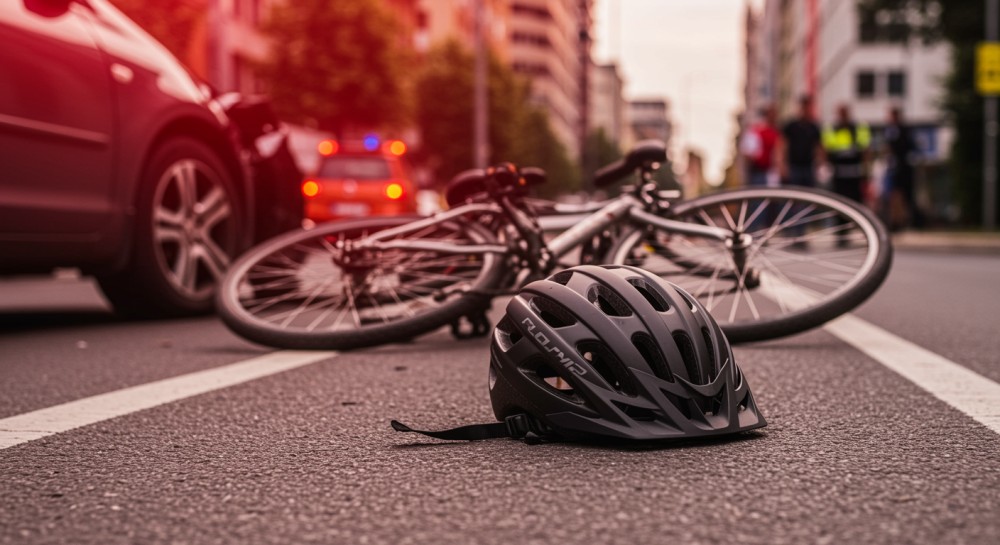 Śmiertelny wypadek w Dąbrowie Górniczej: rowerzysta zginął w zderzeniu z autem