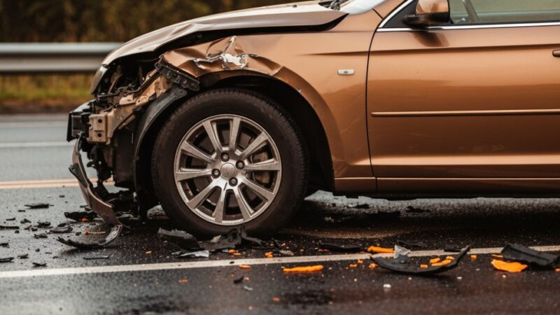 Utrudnienia na DW902 w Świętochłowicach po kolizji z ciężarówką