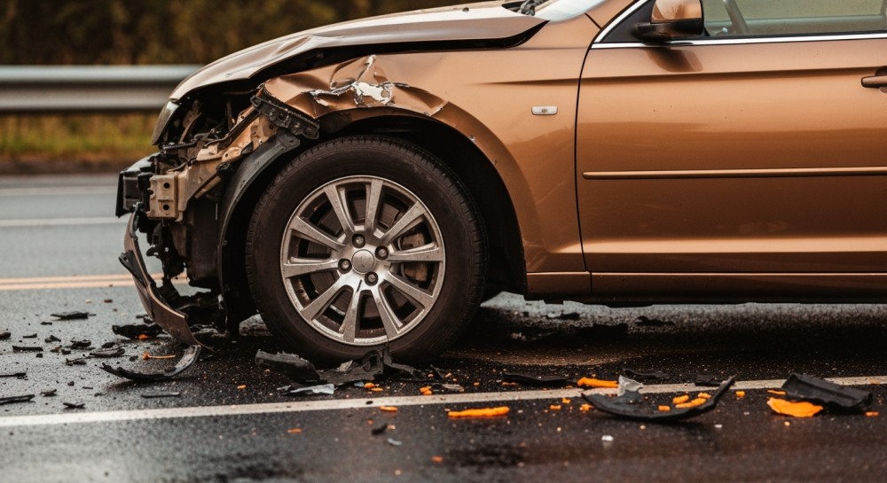 Utrudnienia na DW902 w Świętochłowicach po kolizji z ciężarówką