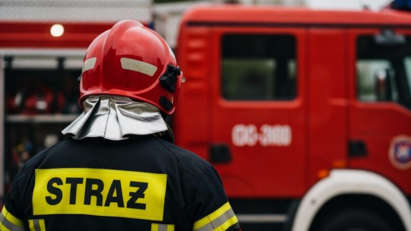 SCANIA z Chorzowa rozpoczyna nową misję w OSP Lyski