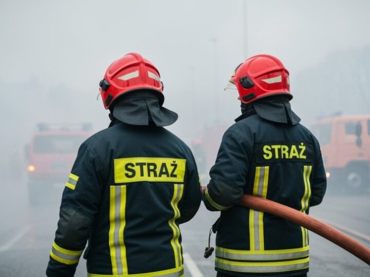 Policjanci z Krzyżanowic błyskawicznie ugasili pożar samochodu!