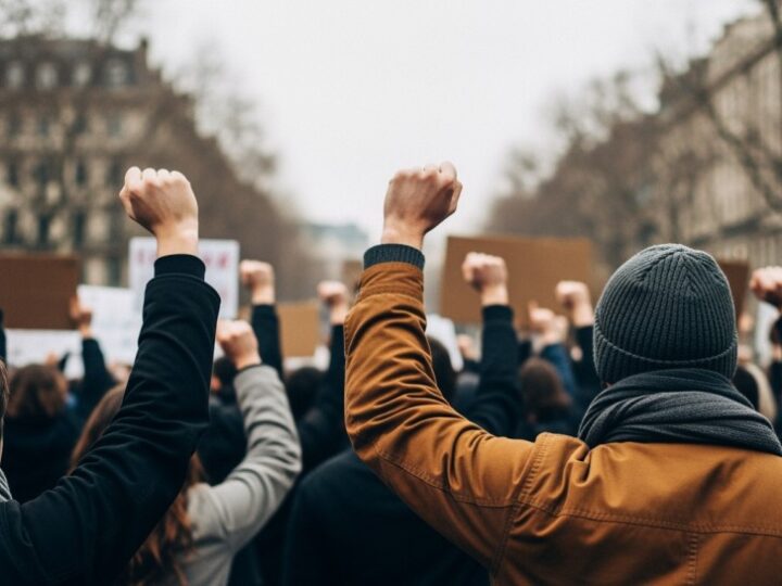 Protest pracowników MPGKiM przed urzędem: obawy o miejsca pracy