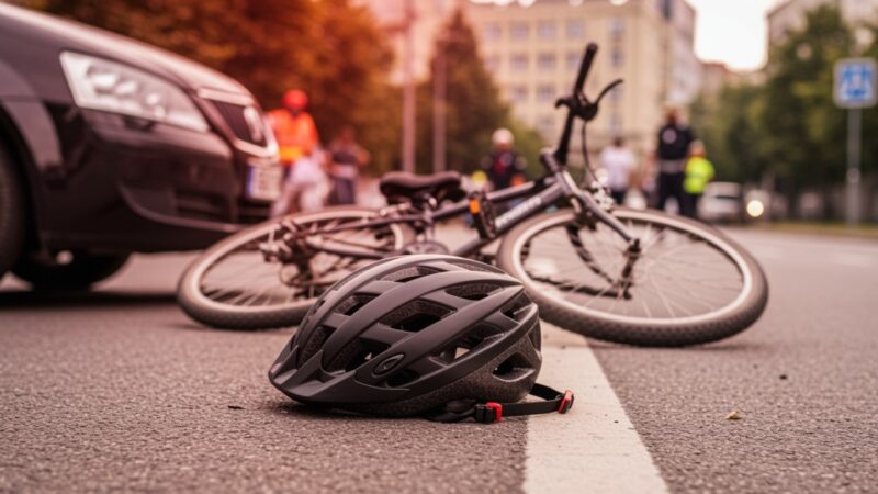 Tragedia w Pińczycach: rowerzysta ginie po potrąceniu przez samochód