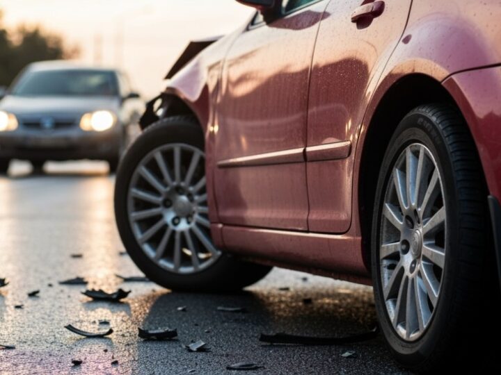 Wypadek na A4: zderzenie pięciu pojazdów i interwencja LPR