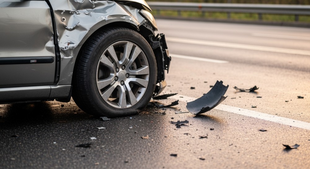 Śmiertelny wypadek w Sarnowie: kierowca zmarł po dachowaniu auta
