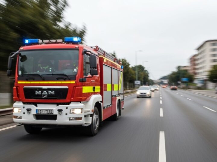 Pożar w Chorzowie: 24 zastępy straży walczą z ogniem