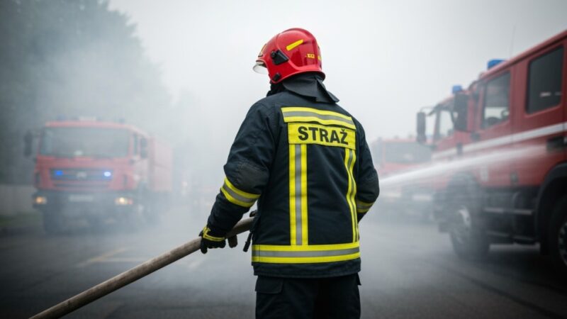 Sztab kryzysowy w Chorzowie po pożarze w firmie przy ul. Kluczborskiej