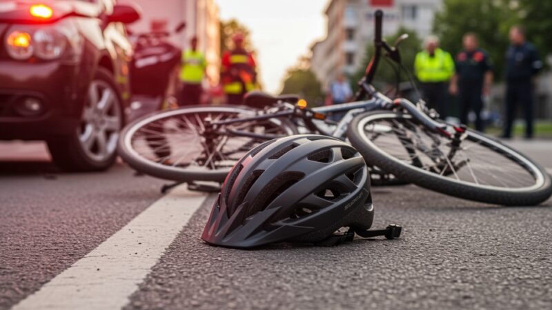Tragedia w Czernichowie: Zderzenie ciężarówki z rowerzystami kończy się śmiercią dwóch osób