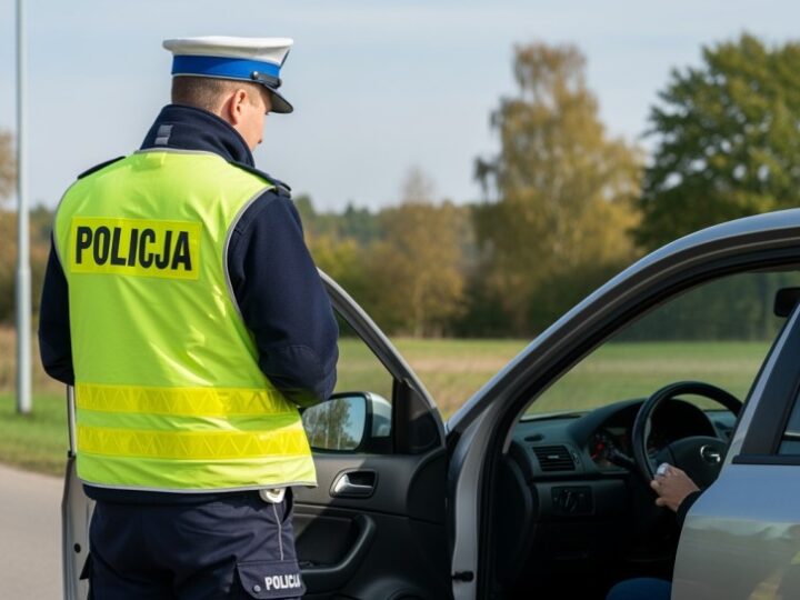 Pijany kierowca z pasażerami zatrzymany po policyjnej pościgu na A1