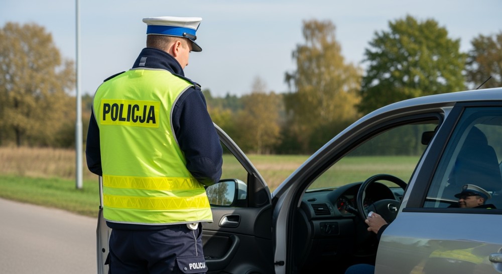 Pijany kierowca z pasażerami zatrzymany po policyjnej pościgu na A1