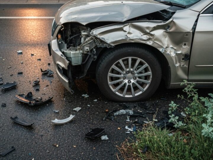 Zderzenie ciężarówki z osobówką na A1a: ruch zablokowany, objazdy wprowadzone