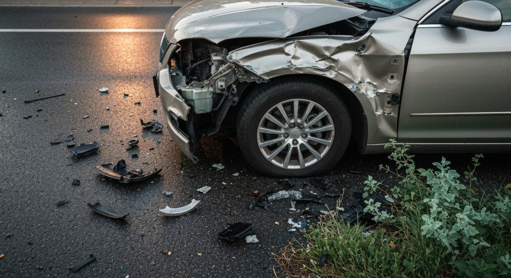 Zderzenie ciężarówki z osobówką na A1a: ruch zablokowany, objazdy wprowadzone
