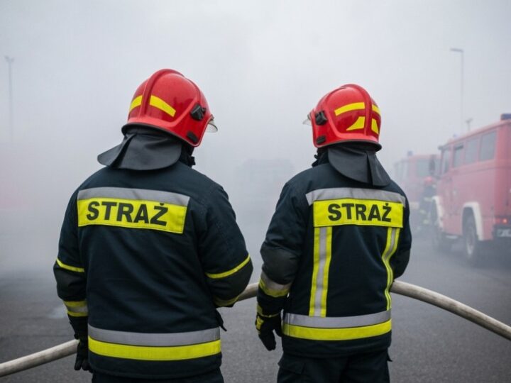 Pożar targowiska w Katowicach: zatrzymany 23-latek i straty w straganach