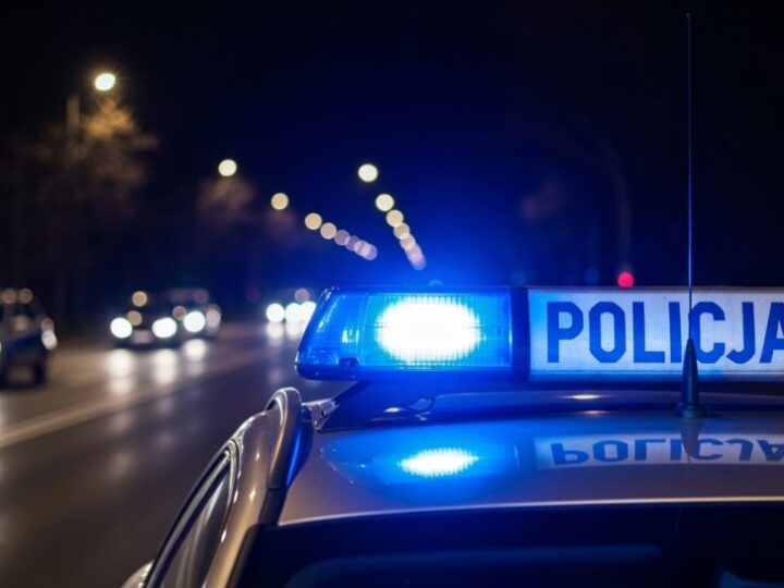 Pościg w Cieszynie: Kierowca z zakazem, samochód skradziony, pasażer z narkotykami