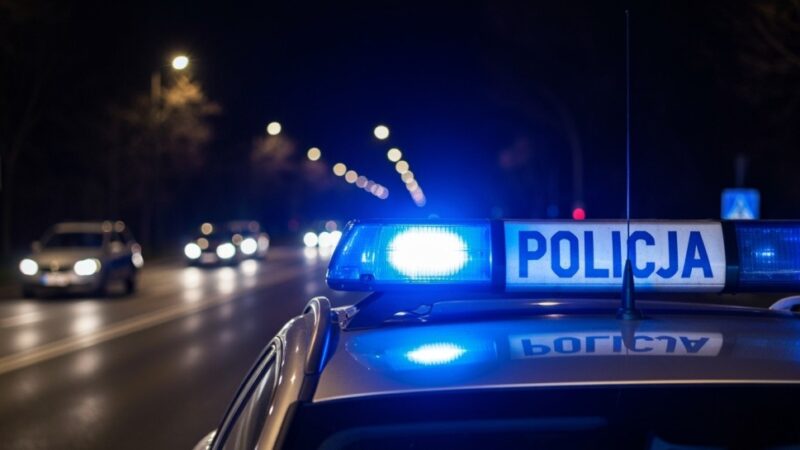 Pościg w Cieszynie: Kierowca z zakazem, samochód skradziony, pasażer z narkotykami