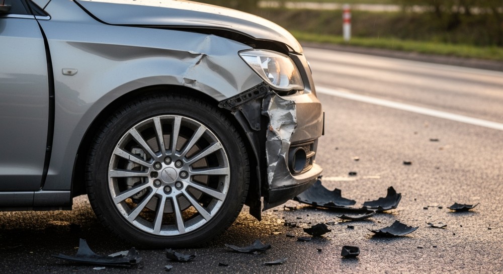 Wypadek na S1: Skoda uderza w ciężarówkę, kierowca w ciężkim stanie